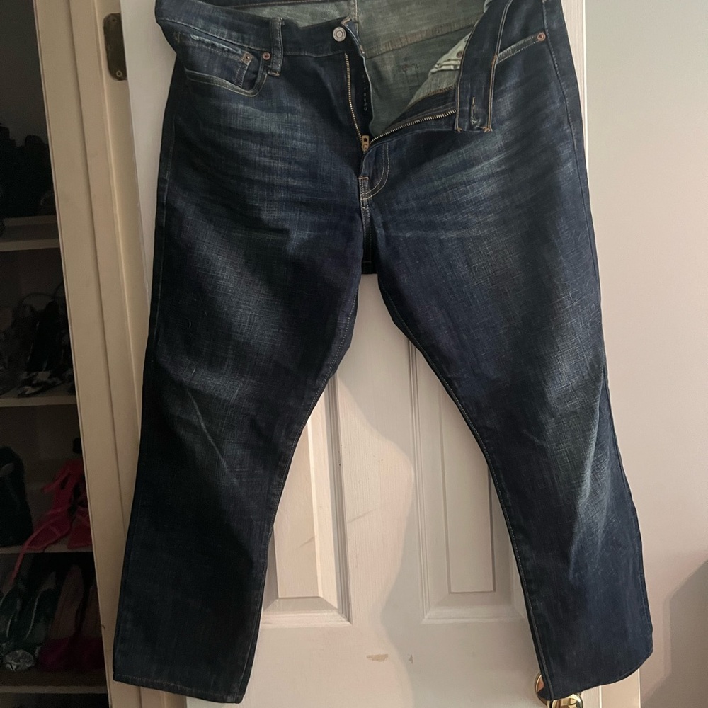 Lucky Brand Men's Straight Jeans - Dark Blue